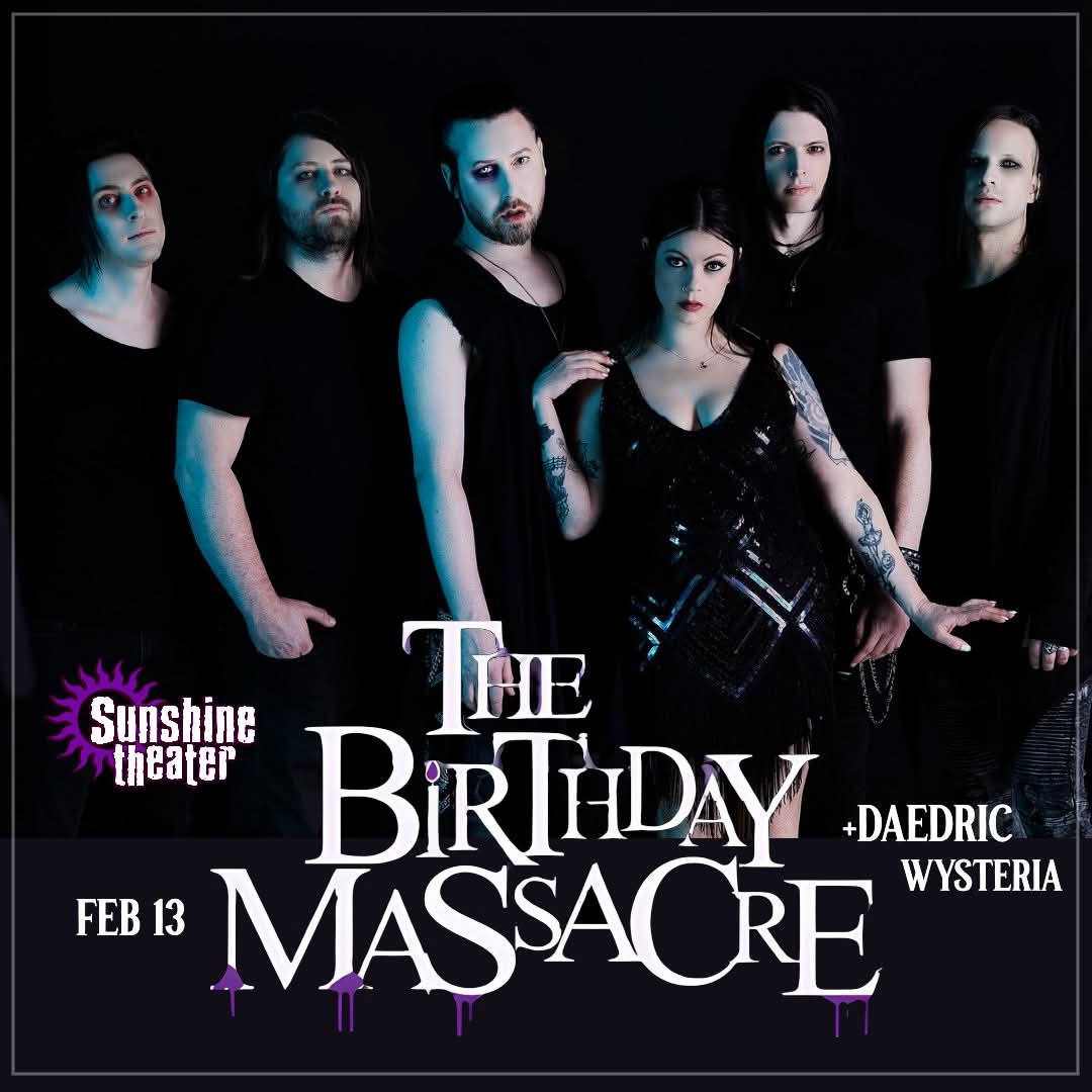 The Birthday Massacre / Daedric / WysteriA poster